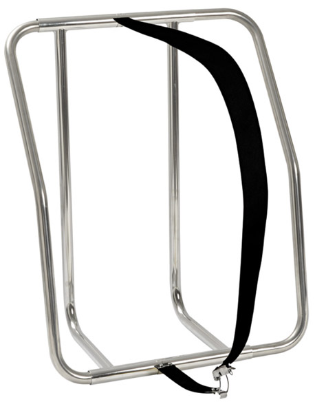 Pelastuslautan teline, pystyasennus 