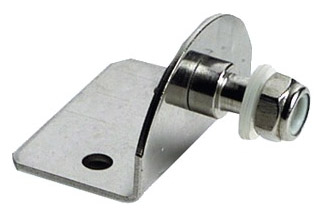 Kiinnike kaasujouselle, 90 astetta, 23 x 8 mm 