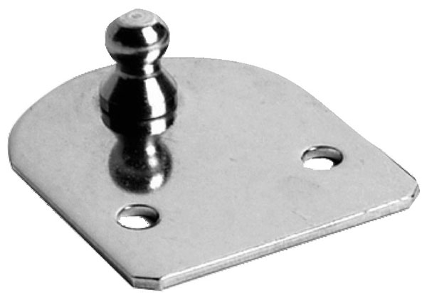 Kiinnike 45x35 mm, kaasujouselle, 10 mm 