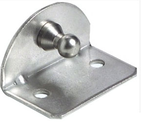 Kiinnike 50x30 mm, kaasujouselle, 10 mm 