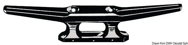 Pollari nylon, musta, 208 mm 