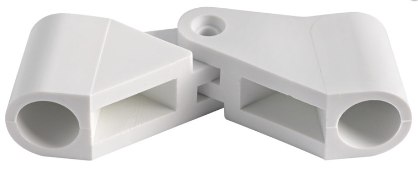 Kuomuputken nivel 20 mm, nylon 