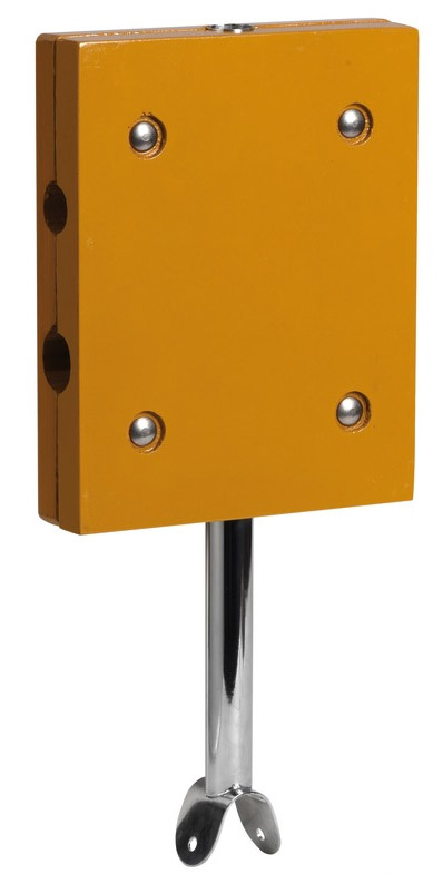 Perämoottoriteline kaiteeseen 20x25 cm, sopii 25/30 mm putkeen