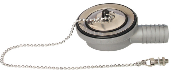 Pesualtaan sihti ja letkukara 25 mm 