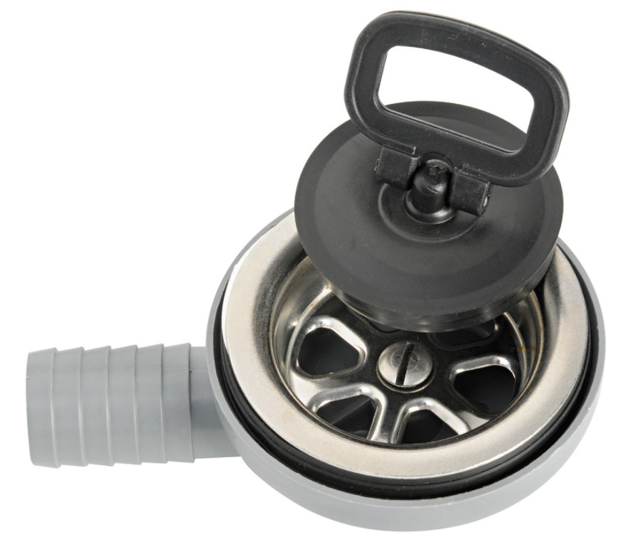 Pesualtaan sihti, 25 mm letkulle 