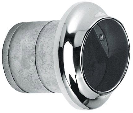 Pakokaasu läpivienti 45 mm AISI316, läpällä