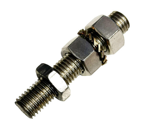 Pinnapultti moottorityynyyn 10x80 mm sis. mutterit ja lukitusprikka