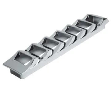 Side louvred vent chromed ABS 