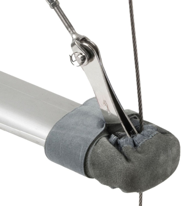 Saalingin suojus, nahka, L, 122-154 mm 