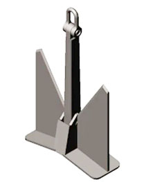 Ankkuri 20 kg POOL HHP N tasapaino- tettu, galv, sis. sakkeli