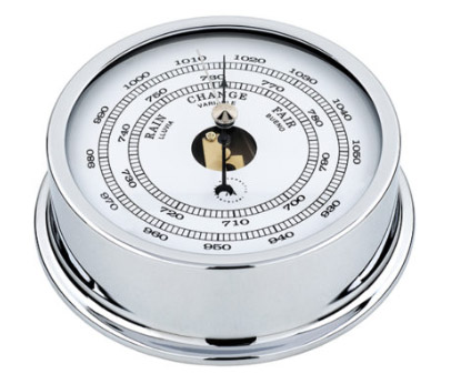 Ilmapuntari kromattu messinki, 120 mm 