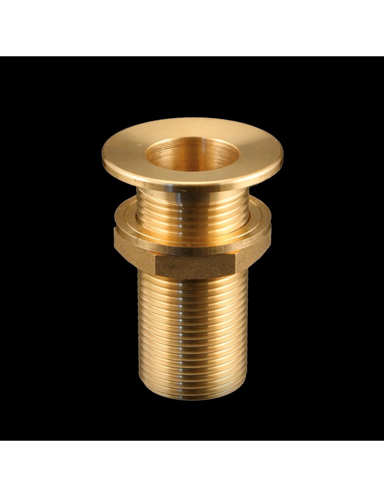 Läpivienti uppokanta 1/2 messinki