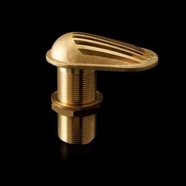 Läpivienti sihdillä 1 1/4, messinki 