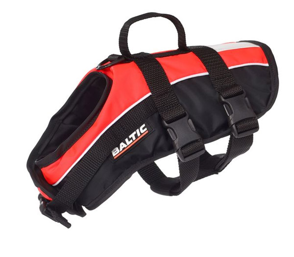 Baltic Mascot koiran pelastusliivi, XS, 0-3kg punainen/musta