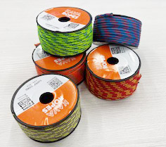 Polyester 3mm x 20 m, kirjava 