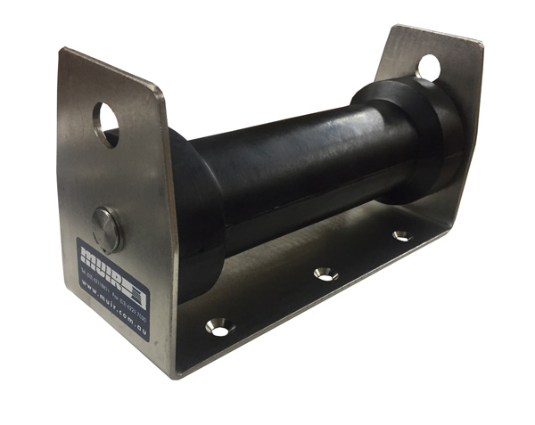 8 kettinkirulla, AISI316 pohja 75 x 215 mm