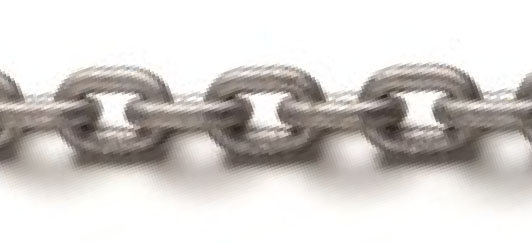 Kettinki 8mm x 24 DIN766 , galvanoitu GRADE 40