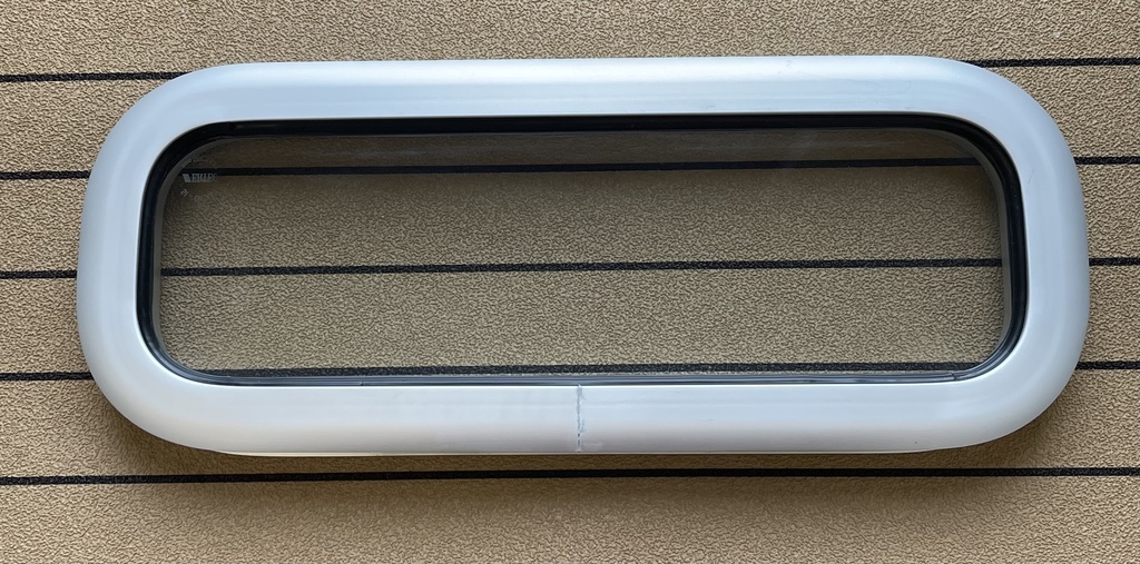 Kiinteä runkoikkuna 185 x 470 mm asen. 165 x 450