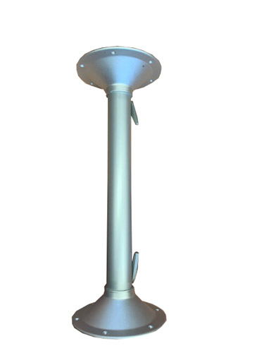 Pöydänjalka irroitettava, 68 cm, täydellinen 