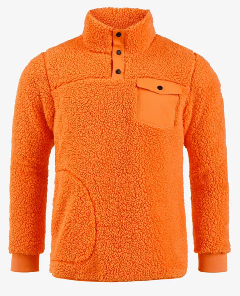 Pelle-Sherpa Fleece, Oranssi, M 