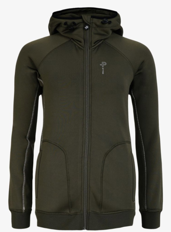 Pelle LevoRIB-huppari, khaki, S 