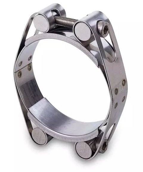 Pakoputken kiristin 75-85, AISI316 ABA Power Clamp