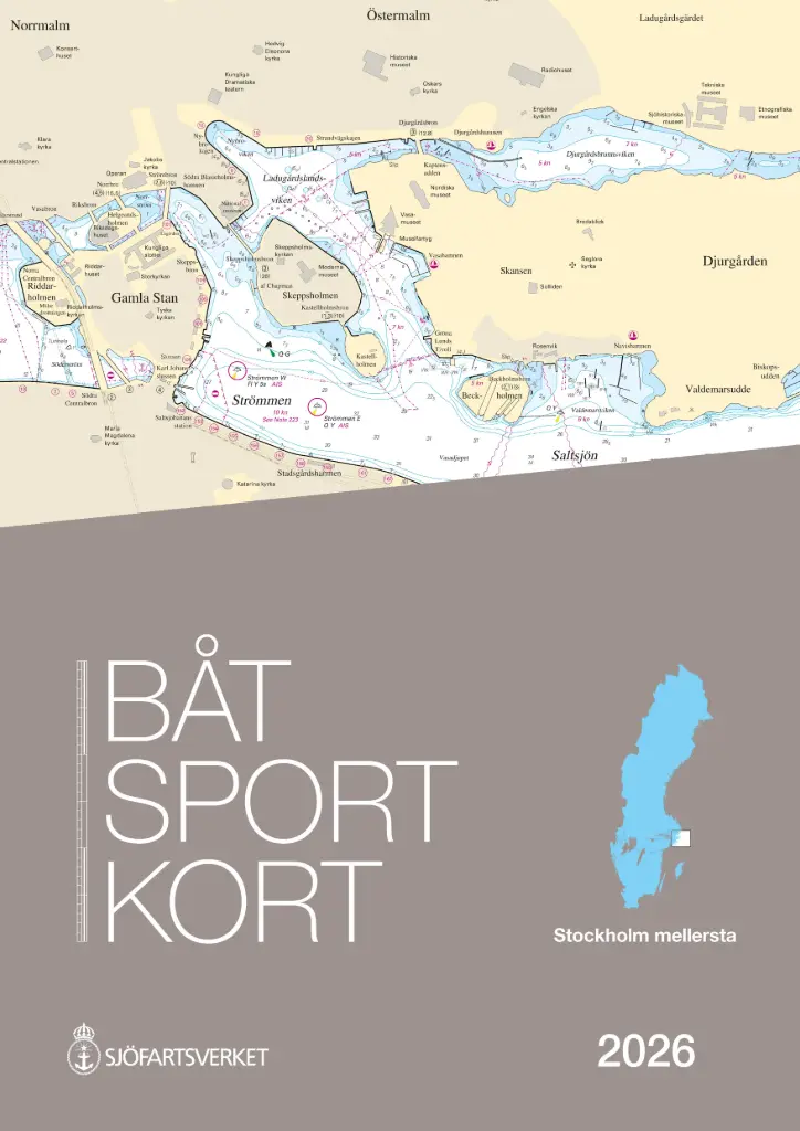 Båtsportkort Stockholm Mellersta 2024 Möja - Dalarö