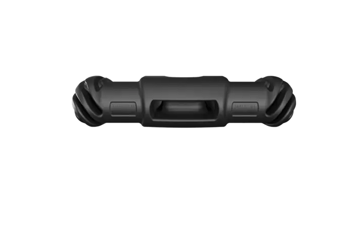 Lepuuttajakiinnike Snubber 2 kpl musta 