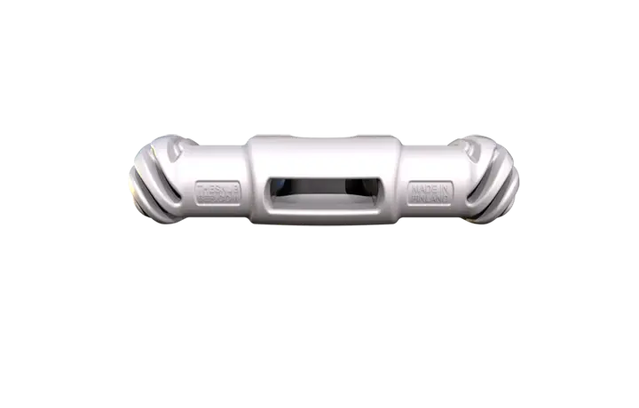 Lepuuttajakiinnike Snubber 2 kpl valkoinen 