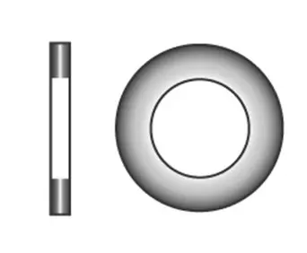 Aluslevy, DIN125, AISI316