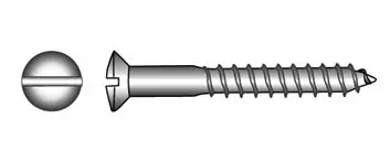 Kupu-Upporuuvi, DIN95, AISI316