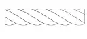 Kiinnitysköysi Lupes Twist, 3-lyöty