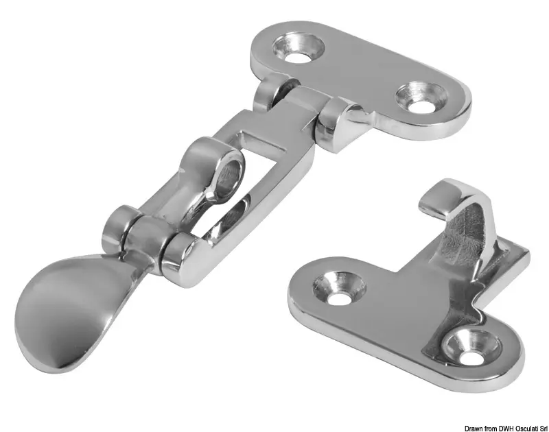 Lever closure chromed brass 10 