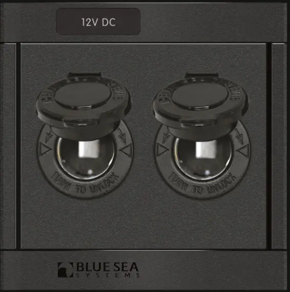 12V pistokepaneeli, BlueSea