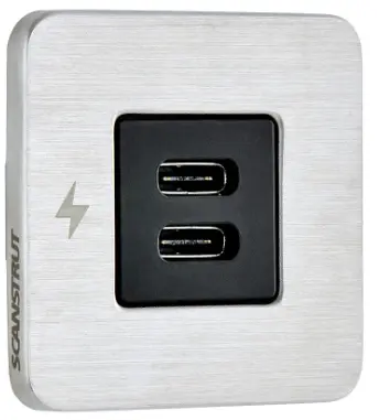 Scanstrut TILE USB-C laturi 12/24V, RST