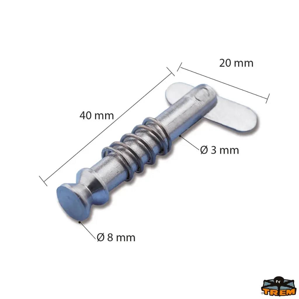 Kuomuhela varasokka 6 mm, jousella