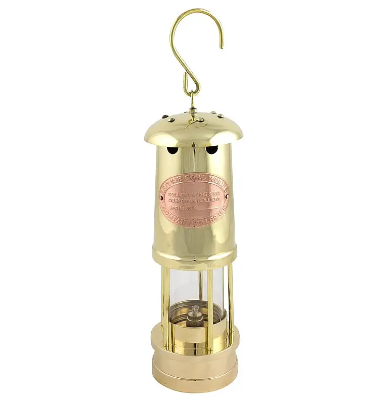 Kaivosmiehenlyhty 24 cm, messinki