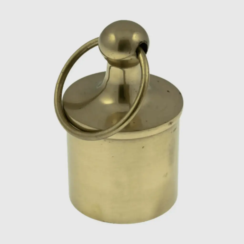 Kaideköyden päätehela (36mm), messinki