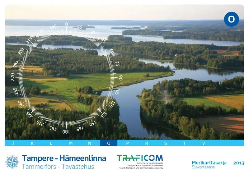 Merikarttasarja O, Tampere - Hämeenlinna