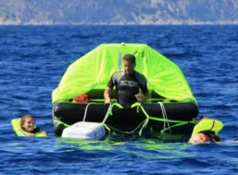 Pelastuslautta ISO9650-1, 16 hlö, kova