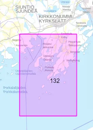 Satamakartta 132 Porkkala - Kantvik