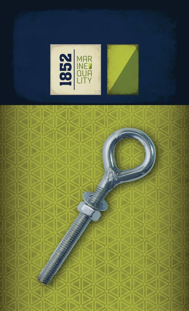 Silmukkapultti 6x40 mm, AISI316 