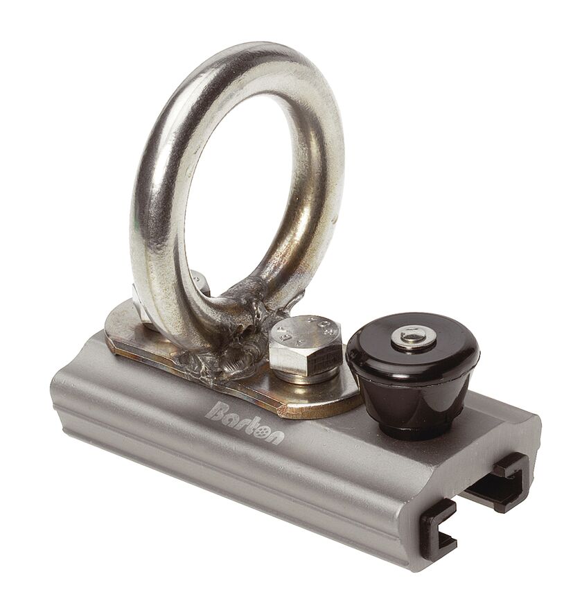 Spinaakkeripuomin kiinnike Barton 25302 25 mm kiskoon