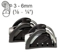 Köysilukko Clamcleat Inline, 3-6 mm 