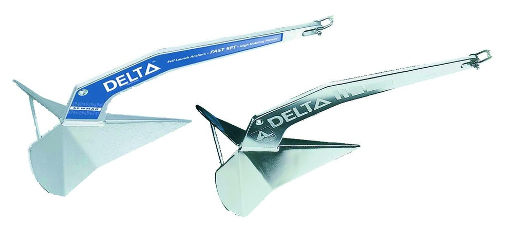 Delta-ankkuri 40 kg, galvanoitu 