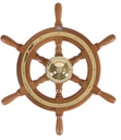 Ohjauspyörä teak, 350 mm 