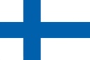 Suomen lippu 46 x 75 cm polyester