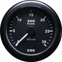 Nopeusmittari GPS, 30s, musta 