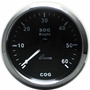Nopeusmittari GPS, 60s, musta/RST 