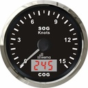 Nopeusmittari GPS, 15s, musta/RST 
